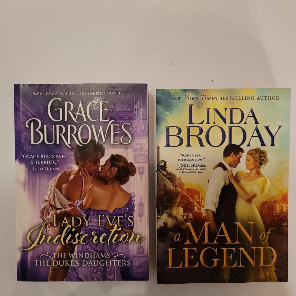 Romance Novel Set by Grace Burrowes and Linda Broday